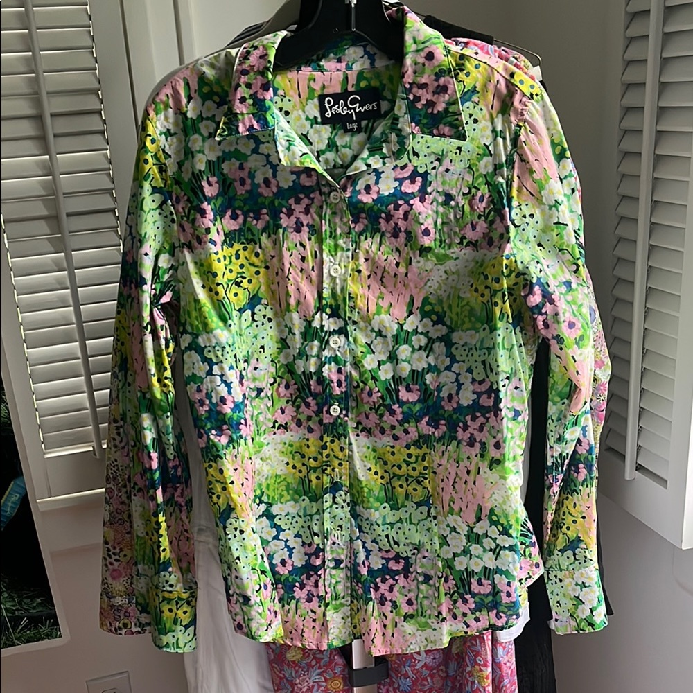 Floral Multicolor Blouse by Brandy Melville